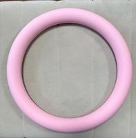 Anneau de yoga et de Pilates lesté en silicone de 5 à 10 lb, avec logo personnalisé, anneau de fitness lisse, haltère pour l'entraînement à domicile