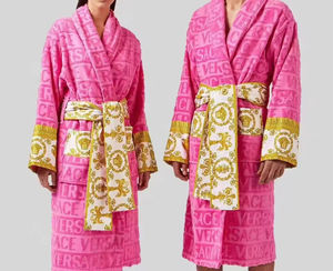 <span class=keywords><strong>Pigiama</strong></span> da Donna in Puro <span class=keywords><strong>Cotone</strong></span> Jacquard, Vestaglia di Lusso per Estate e Inverno, Camicia da Notte Tinta Unita - Product Image 6