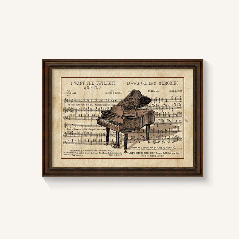 40*50 vintage combined frame + canvas