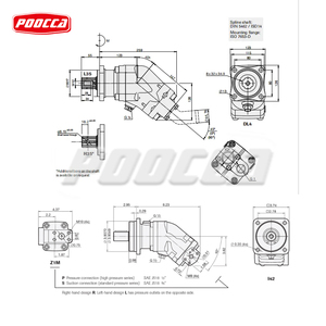 Bomba de Pistón Hidráulica Serie <span class=keywords><strong>SCP</strong></span> de POOCCA (SCP012R-SCP108R) de Hierro Fundido de Alta Eficiencia para Camiones de Cemento/Basura - Product Image 6
