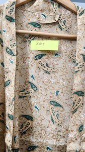 Bata de mujer con estampado floral, manga corta, cuello en V, largo completo, informal, para verano, de algodón tejido suave, ropa de dormir - Product Image 6