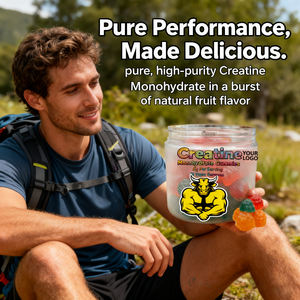 OEM/ODM Gummies de créatine monohydrate à 99,99 %, force, énergie et soutien musculaire, complexe pré-entraînement, complément de créatine 5000 mg - Product Image 4