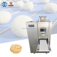 Machine à portionner la pâte automatique motorisée en acier inoxydable, coupe-pâte à haute capacité, rondeuse pour tortillas, pain naan
