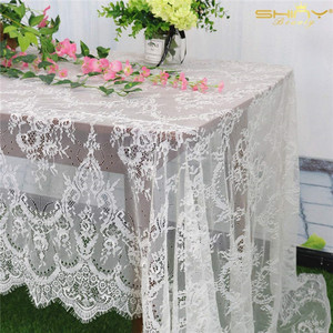 Lace <strong>Party</strong> Tablecloth Rustic Floral Fabric Rectangle Lace <strong>Table</strong> Cloth Tea <strong>Party</strong> <strong>Table</strong> <strong>Cover</strong> - Product Image 2