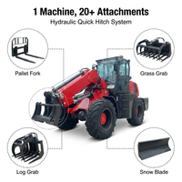 TL3000 Telescopic Wheel Loader 3.0 Ton 4x4 Diesel Telehandler Forklift with CE Certificate Customizable Color & Engine