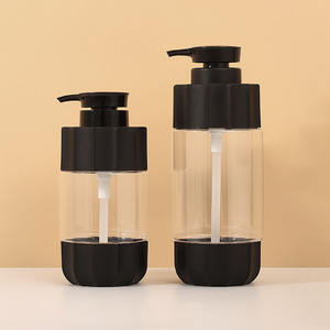 Meilleure vente Stripe 550ml 750ml shampooing cosmétique Gel douche bouteille revitalisant pour cheveux nettoyage du corps lavage Lotion pompe emballage - Product Image 2