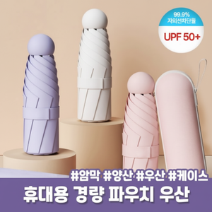 Hiview 2671 UPF50 + Blackout Mini Parapluie Capsule Parapluie avec Protection UV Couleur Noire - Product Image 1