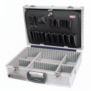 VALEX CON0211 Valigetta Portautensili in Alluminio Resistente con Design in Nylon e Metallo Personalizzabile, Logo Personalizzato, Supporto OEM e ODM, Prodotto in Italia - Product Image 2