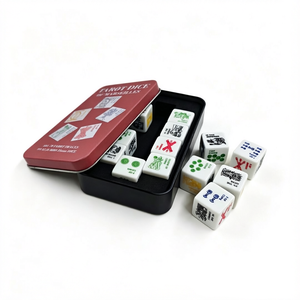 Set di Dadi Tarocchi Personalizzati da 78 Carte, Dadi Divinatori Mistici Portatili con Angoli Squadrati per Meditazione, con Scatola in Latta e Strumento Guida a Cubo - Product Image 5