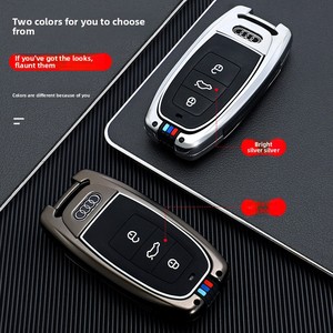 Llave de Coche de Metal para <span class=keywords><strong>Audi</strong></span> A4L, Q5L, A5, A7, Q7, <span class=keywords><strong>Q8</strong></span>, S5, A6, A3, S6, A6L, A8L, Accesorios Decorativos, Repuestos para Auto - Product Image 1