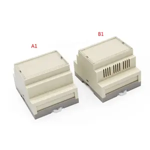 Plastic china plastic housing for power supply din rail case