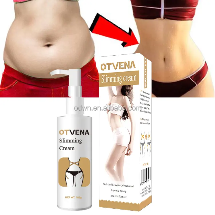 6 Tage Vegan Private Label Körper Schnelle Schweiß creme Gewichts verlust Hot Flat Tummy Slimming Cream
