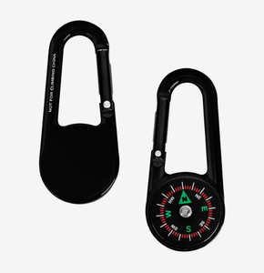 Porte-clés en métal gravé avec logo personnalisé, boussole, cadeau promotionnel pour le camping, la randonnée, la navigation, la survie, cadeau <span class=keywords><strong>d</strong></span>'entreprise - Product Image 2