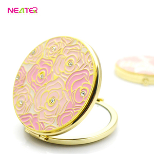 Mini Quảng Cáo Túi Gương Kim Cương Tinh Thể Và Ngọc Trai Nhỏ Gọn Gương - Product Image 1