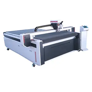 1625 cnc osciladora máquina de corte de faca com roda de vinco