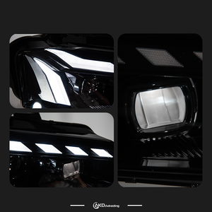 Conjunto de Faros LED AKD para Audi A3 2008-2012, Estilo RS, Doble Flujo DRL, Indicador Dinámico, Lámpara Delantera - Product Image 5