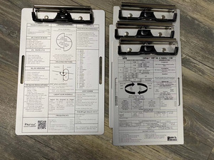 2025 2026 Bestseller Hoge Kwaliteit Custom Gedrukt A4 A5 A6 Metalen Aluminium Klembord Met Penhouder