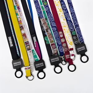 Custom Design Sublimation Polyester ID Card Holder Lanyard Free Sample Neck Lanyard Strap - Product Image 1