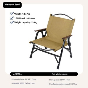Silla Plegable Kemit de Diseño Moderno y Elegante, Silla de Camping Ligera de Aluminio para una Experiencia Estética al Aire Libre - Product Image 1