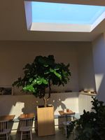 Panneau lumineux LED ciel bleu, lumière artificielle de ciel, soleil d'intérieur pour les amateurs de lumière du soleil, pour l'école, le salon, le bureau, acrylique durable