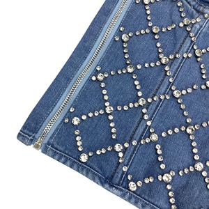 Guangzhou Auyan, <span class=keywords><strong>chaleco</strong></span> vaquero con tachuelas de diamantes, <span class=keywords><strong>disfraz</strong></span> de cintura con forma de algodón, <span class=keywords><strong>chaleco</strong></span> Retro con cremallera - Product Image 5