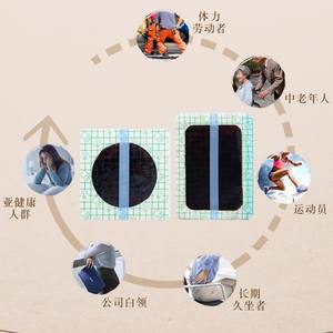 Parche de PU Impermeable y Resistente al Sudor con Ungüento Negro <span class=keywords><strong>Antiguo</strong></span> para Alivio del Dolor en Puntos de Acupuntura en Cuello, Hombros, Cintura y Extremidades Inferiores 14cm*14cm - Product Image 3