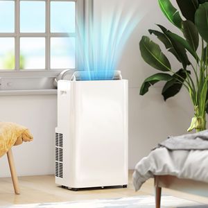 12000BTU <b>Portable</b> <b>AC</b> <b>Unit</b> with Remote Control 3 Fan Modes 24-Hour Cooling Dehumidifier Ventilating UK Plug for Room Application - Product Image 3