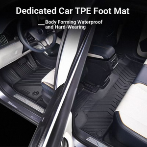 Tapis de sol universels 3D en TPE pour coffre de voiture, toutes marques, conduite à gauche, toutes saisons, pour F-150, vente en gros, luxe, 3 pièces - Product Image 2