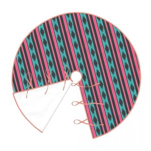 Nouvelle fête de Noël Western Camo Cow <span class=keywords><strong>Aztec</strong></span> Print Jupe d'arbre de Noël - Product Image 1