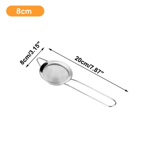 Cuisinart 3-Piece Stainless Steel Fine <b>Mesh</b> <b>Strainer</b> Set Sifting Straining Functions Hand Wash Only Oven Safe Foldable Kitchen - Product Image 6