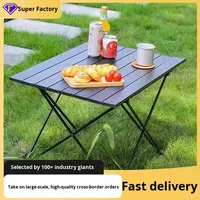 Table pliante portable Wen Yan pour pique-nique, camping, plage, voyage, mobilier d'extérieur exquis pour le camping