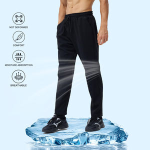 Mens Casual Slim Fit Quick Dry Sweatpants Sport Jogger <b>Trouser</b> For Gym Fitness Workout Mid Waist <b>Drawstring</b> Closure - Product Image 2