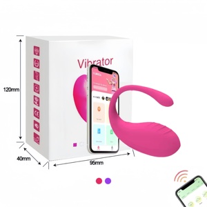 Mini Vibratore Wireless con Controllo APP, 10 Modalità di Vibrazione, Uovo Vibrante in Silicone per Coppie, Piacere Femminile - Product Image 1