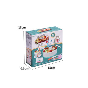 Nouvelle qualité gâteau <span class=keywords><strong>d</strong></span>'<span class=keywords><strong>anniversaire</strong></span> <span class=keywords><strong>jeu</strong></span> fait à la main modèle meubles enfants jouets coupe <span class=keywords><strong>cuisine</strong></span> <span class=keywords><strong>cuisine</strong></span> jouets - Product Image 2