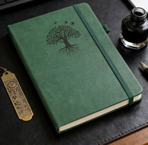 Agenda Vegana de Cuero PU Happiness, Organizador Personalizado, Diario de Gratitud Semanal y Mensual sin Fechar, Cuaderno Planificador - Product Image 3