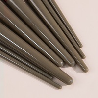 Ensemble professionnel de 15 pinceaux de maquillage personnalisés, pinceau pour poudre, contouring, blush, fard à paupières, sourcils et lèvres, outils de maquillage
