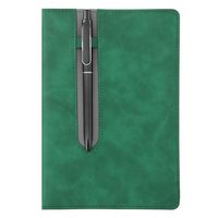 Nouveau carnet de notes professionnel avec porte-stylo A5, logo personnalisé, journal promotionnel de haute qualité, couverture rigide en cuir PU, 100 pages