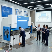 Prensa Plegadora Hidráulica CNC HARSLE con Controlador DELEM, Proveedor de Máquinas de Plegado de Chapa Metálica para Fabricación de Acero, con Certificación CE