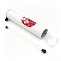 Conteneur à sushi écologique de qualité alimentaire, biodégradable, boîte cylindrique en papier kraft, emballage en tube de papier pour sushi