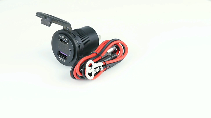 5 Prises USB 3A Avec Fixation à Pression – Pour Caméra, Audio Voiture, Appareils Maison