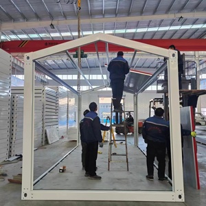 Maison préfabriquée modulaire portable en acier préfabriqué, structure de conteneur en acier, cadre de conteneur de 20 pieds et 40 pieds - Product Image 3