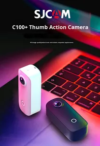 Caméra panoramique 360° pour C100+ avec étui coloré anti-tremblement, déclencheur au pouce, 12MP, grand angle 120°, étanche 30m, enregistreur de conduite <span class=keywords><strong>4K</strong></span> - Product Image 2