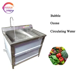 Automatic Ozone Washing Machine For Vegetable Fruits Sea Food Meat Cleaning Machine For Industry