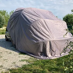 Abri de voiture portable robuste et imperméable, abri de voiture rétractable pliable <span class=keywords><strong>pour</strong></span> SUV, camion, protection contre la pluie et la neige - Product Image 1