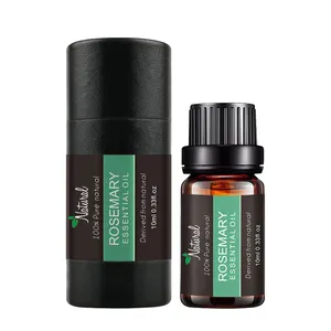 Aceite de Romero orgánico para masaje corporal, 10ml, collares para el cuidado de la piel, fabricación de aceites esenciales