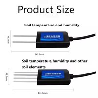 Serre RS485 Modbus température humidité EC ph 4 en 1 plante capacitive intelligente Zigbee capteur d'humidité du sol pour l'agriculture