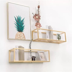 Estante <span class=keywords><strong>de</strong></span> Pared <span class=keywords><strong>de</strong></span> Hierro Forjado Nórdico, Flotante en la Pared, Sin Perforaciones, Decoración <span class=keywords><strong>de</strong></span> Pared Colgante <span class=keywords><strong>para</strong></span> Sala <span class=keywords><strong>de</strong></span> Estar, <span class=keywords><strong>Estantes</strong></span> <span class=keywords><strong>de</strong></span> <span class=keywords><strong>Cocina</strong></span> Nórdicos - Product Image 3