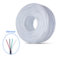 Câble électrique en cuivre Awm 2464 18/24/28AWG OD 3.0mm PVC flexible isolé gainé câble d'alimentation Kebaolong H-1 300V