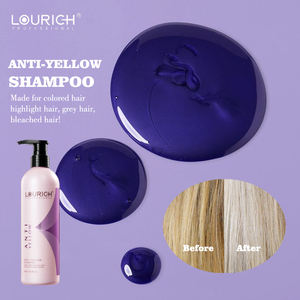 Lourich Anti-Yellow Shampoo Salon Professional Private Brand Best Blonde Remove Brassiness Silver Shampoo Purple Shampoo - Product Image 1