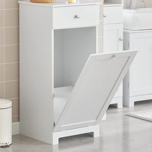 <span class=keywords><strong>Armoire</strong></span> <span class=keywords><strong>de</strong></span> <span class=keywords><strong>salle</strong></span> <span class=keywords><strong>de</strong></span> <span class=keywords><strong>bain</strong></span> et <span class=keywords><strong>de</strong></span> buanderie convertible en bambou blanc <span class=keywords><strong>avec</strong></span> <span class=keywords><strong>panier</strong></span> à <span class=keywords><strong>linge</strong></span> inclinable et tiroir <span class=keywords><strong>de</strong></span> rangement - Product Image 6